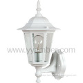 aluminium up side wall lights with  glass diffuser, E27 lampholder